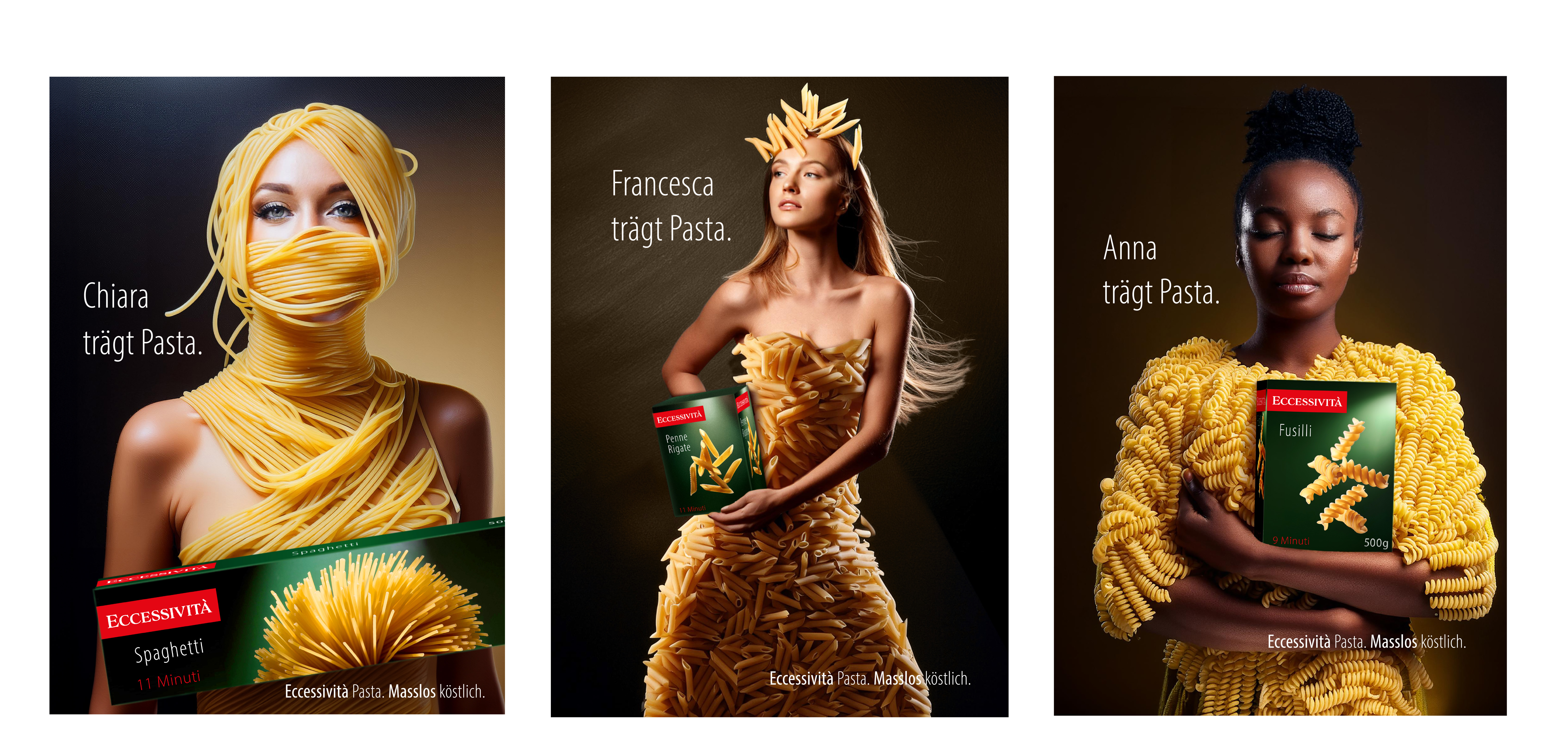 "Italien trägt Pasta"